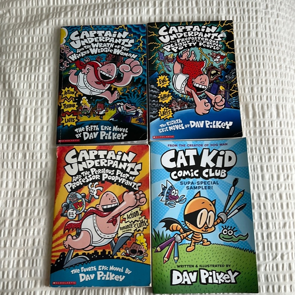 Bundle of Captain Underpants Books